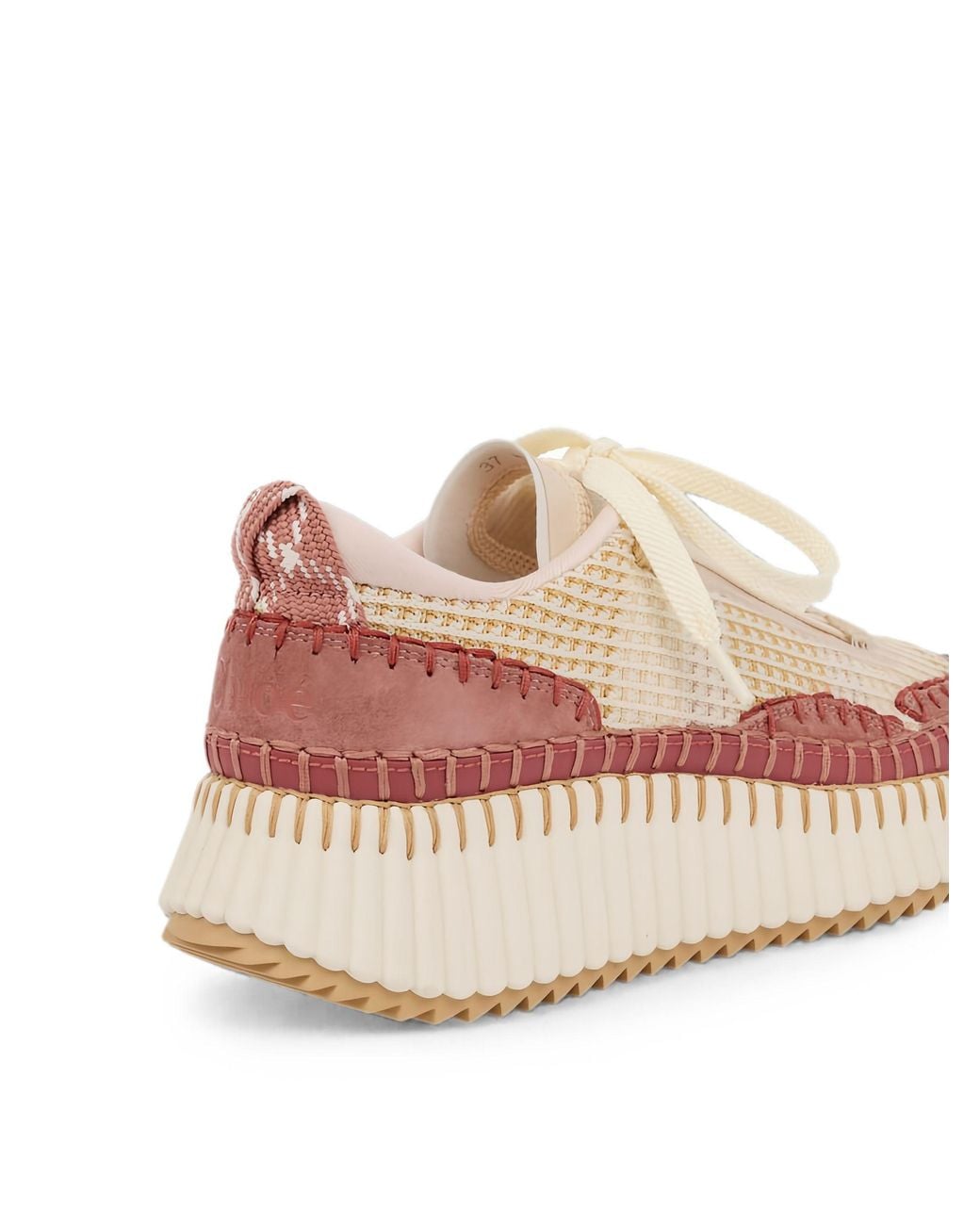 Chloé Pink Nama Sneakers