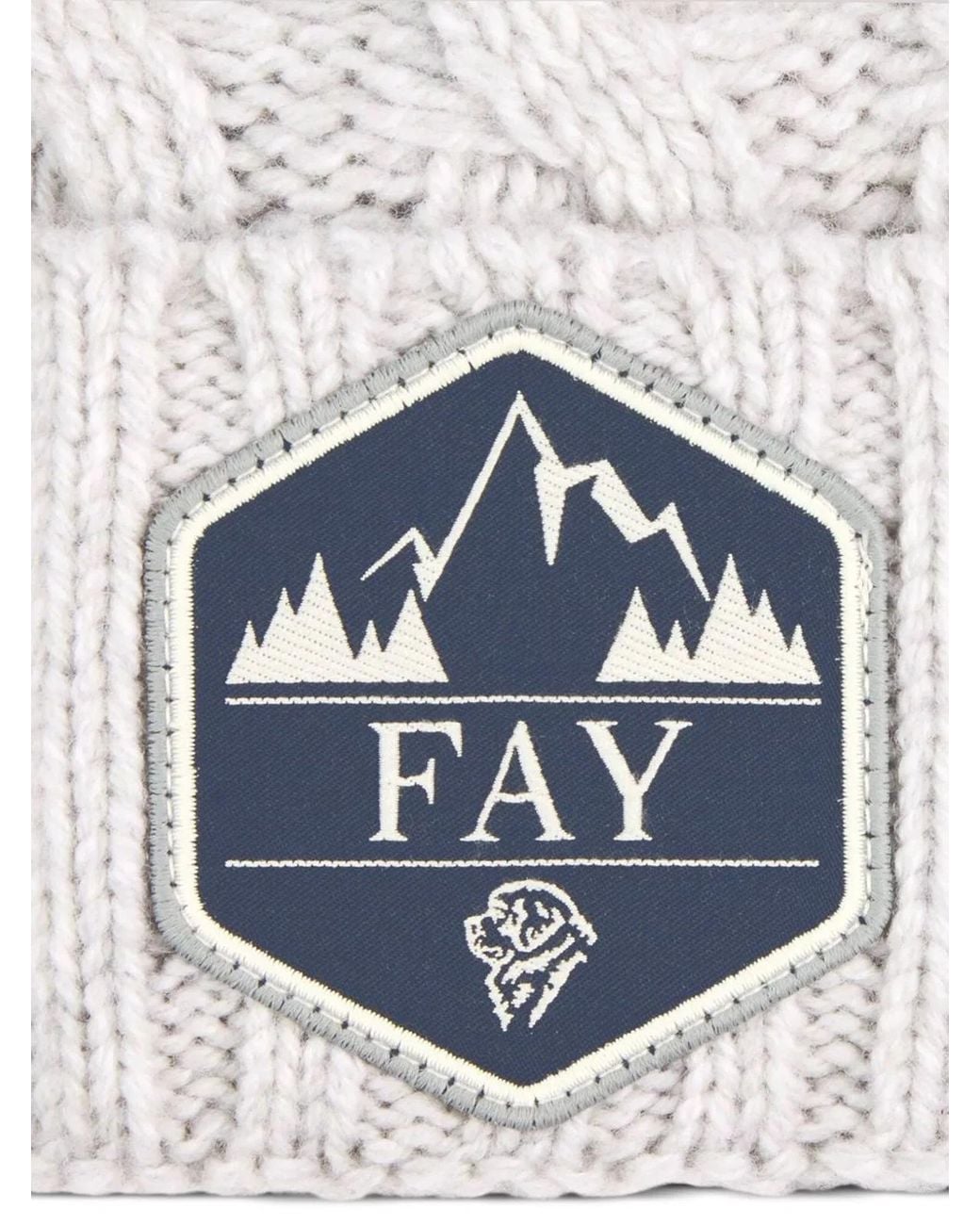Fay Metallic Wool Hat for men