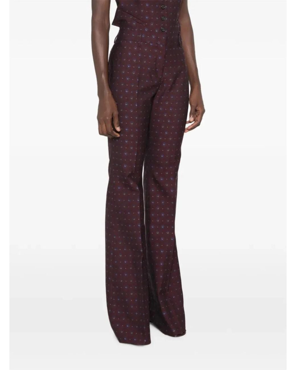 Etro Purple Pantalon