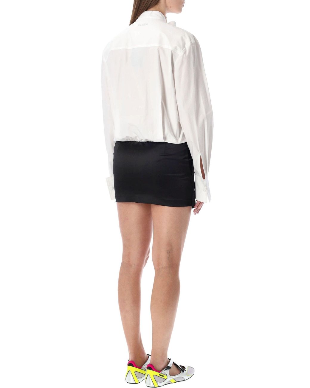 The Attico White And Mini Dress