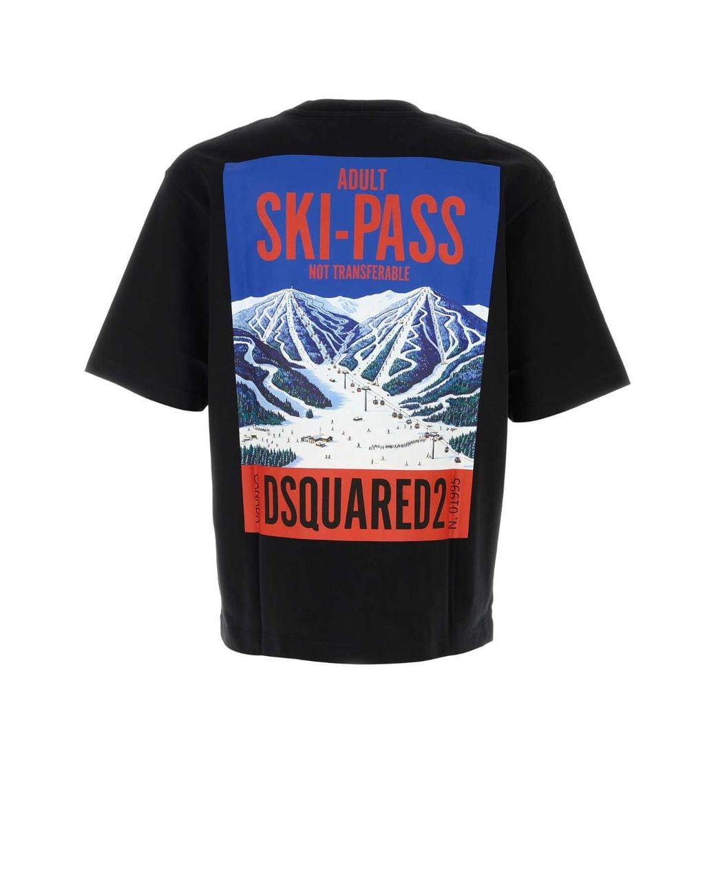 DSquared² Black Dsquared Cotton T-Shirt for men