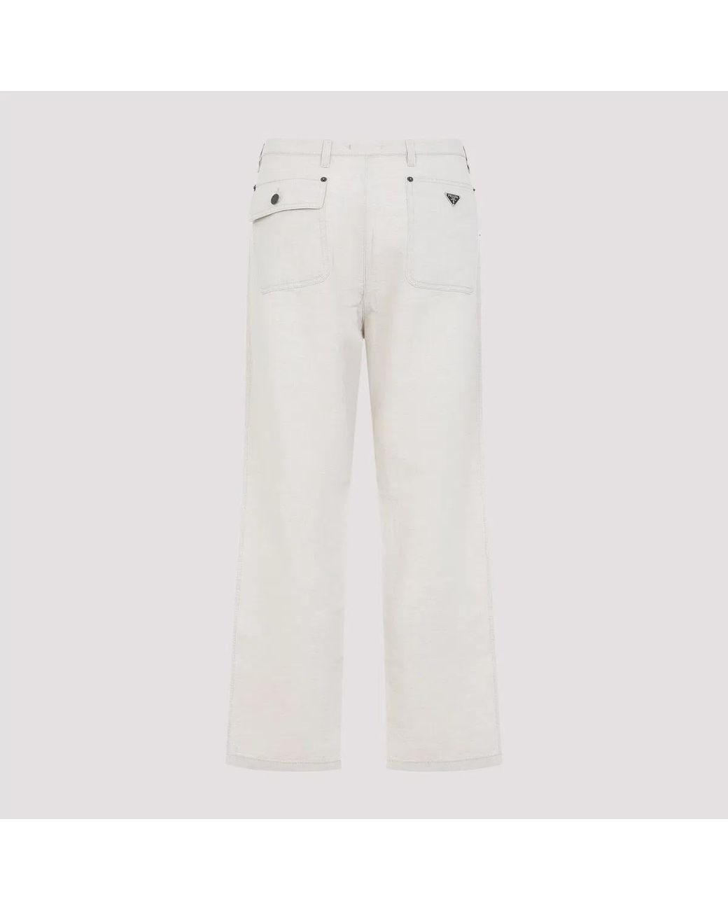 Prada Gray Ss25 Tailored Pants for men