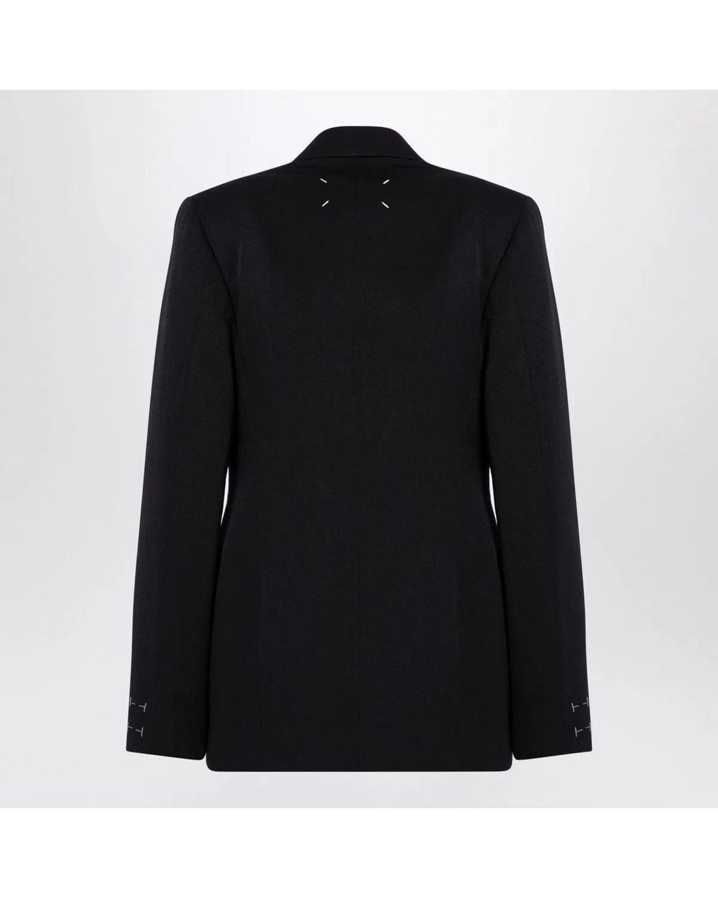 Maison Margiela Black Double-Breasted Jacket
