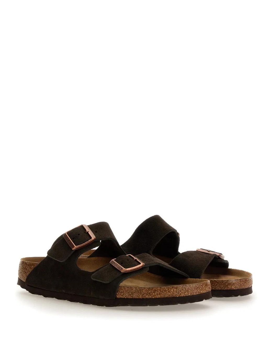 Birkenstock Black Arizona Suede Sandals for men