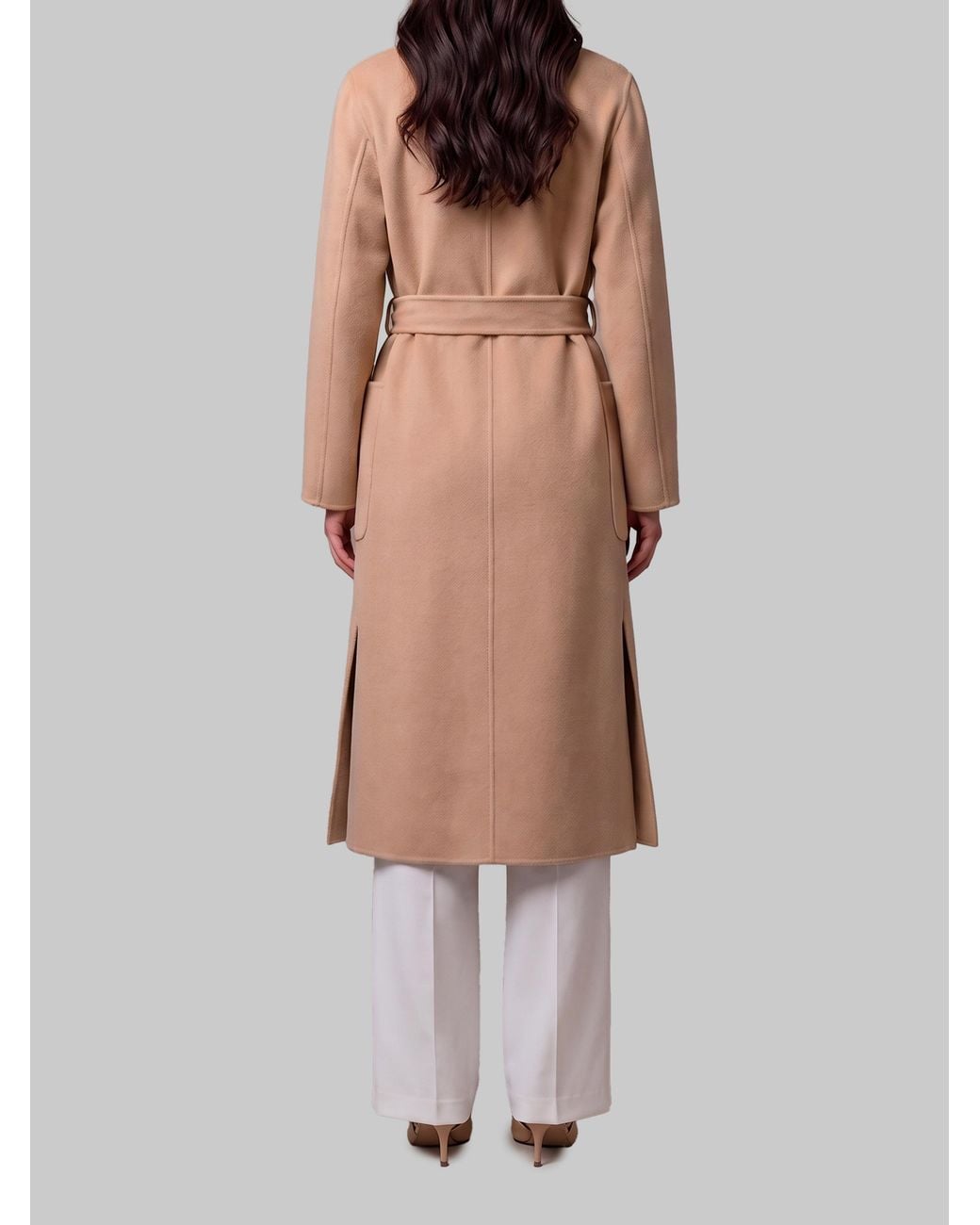 IVY & OAK White Light Camel Iocelia Coat
