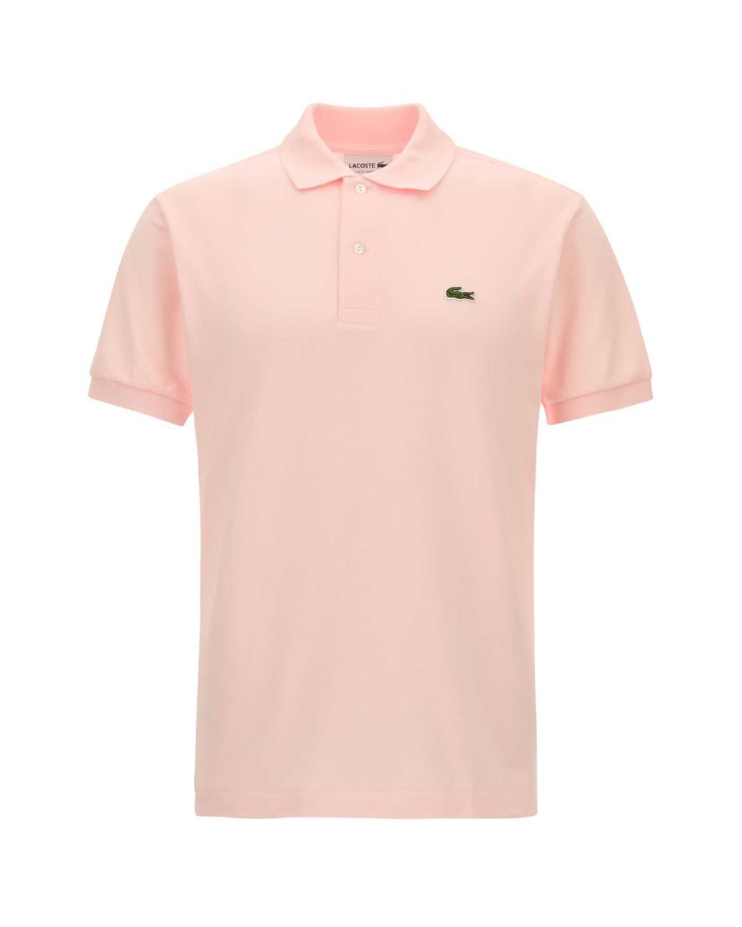 Lacoste Pastel Pink Piquet Polo Shirt for men