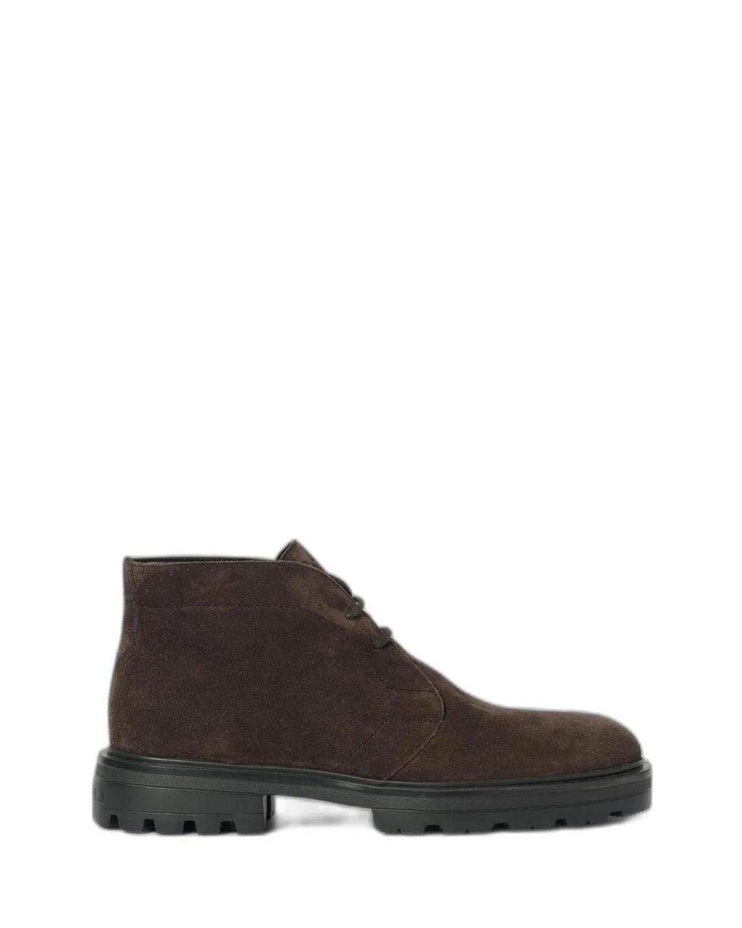 Hogan Brown Suede Ankle Boots for men
