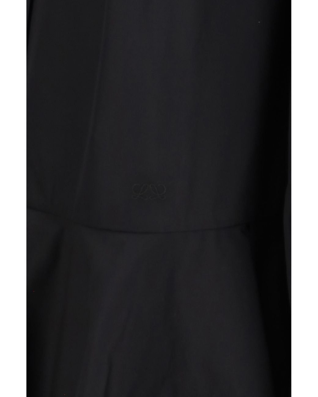 Loewe Black Cotton Shirt Dress