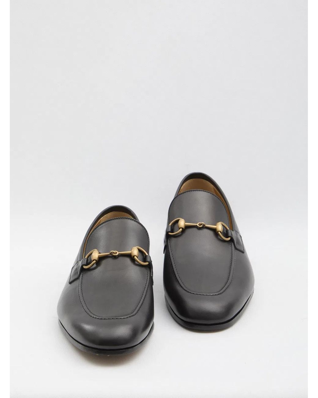 Gucci White Jordaan Loafers for men
