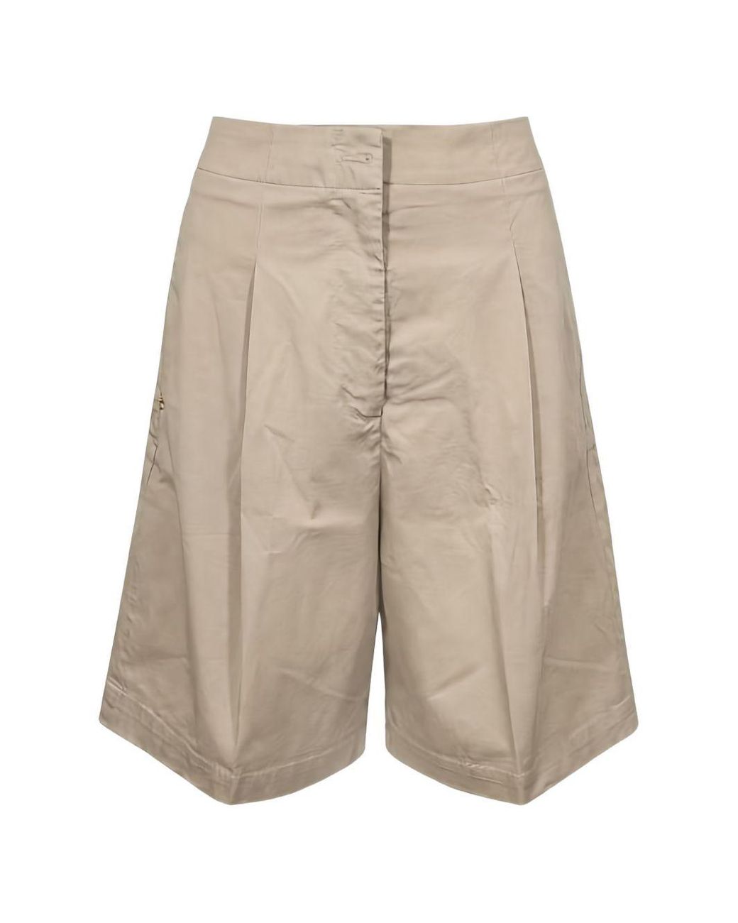 Re-hash Natural Pleated Wide Leg Trouser