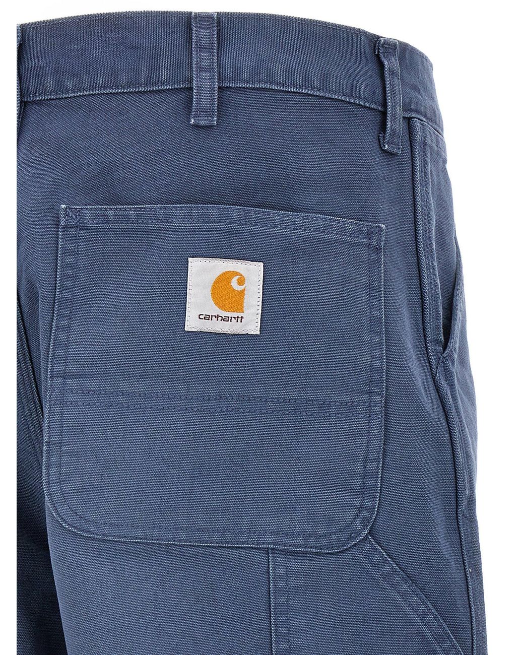 Carhartt Blue 'Single Knee' Pants for men