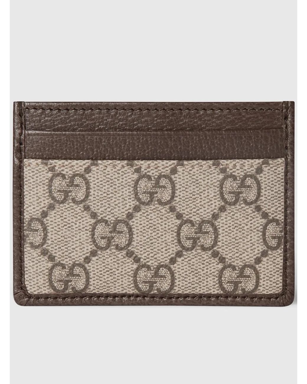 Gucci Brown Ophidia Card Holder