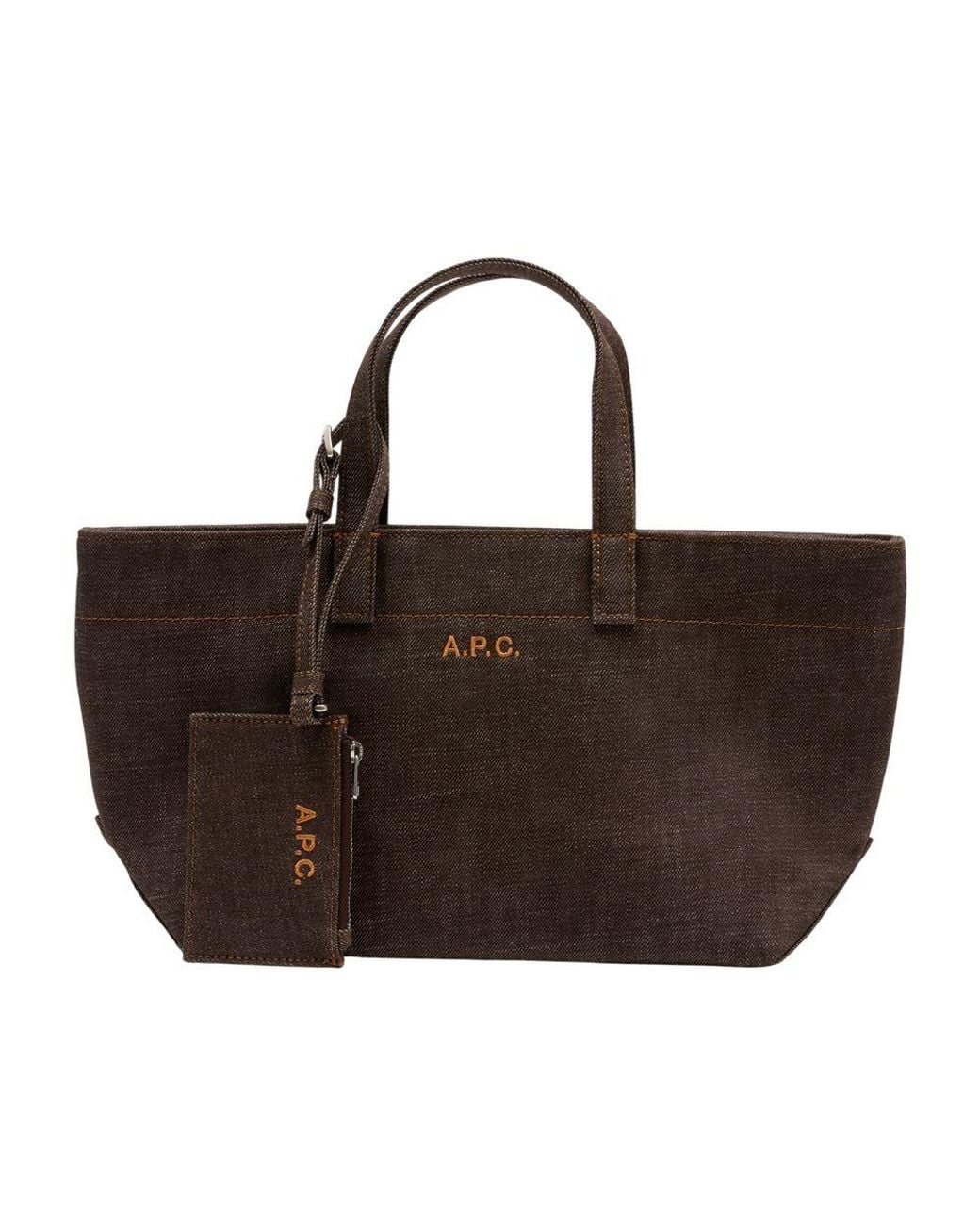 A.P.C. Brown Le Drummer Toile Small