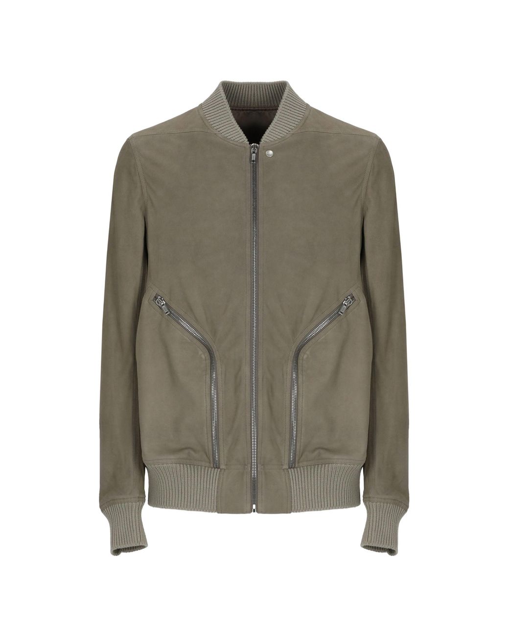 Rick Owens Green Heizer Flight Bomber Jacket for men