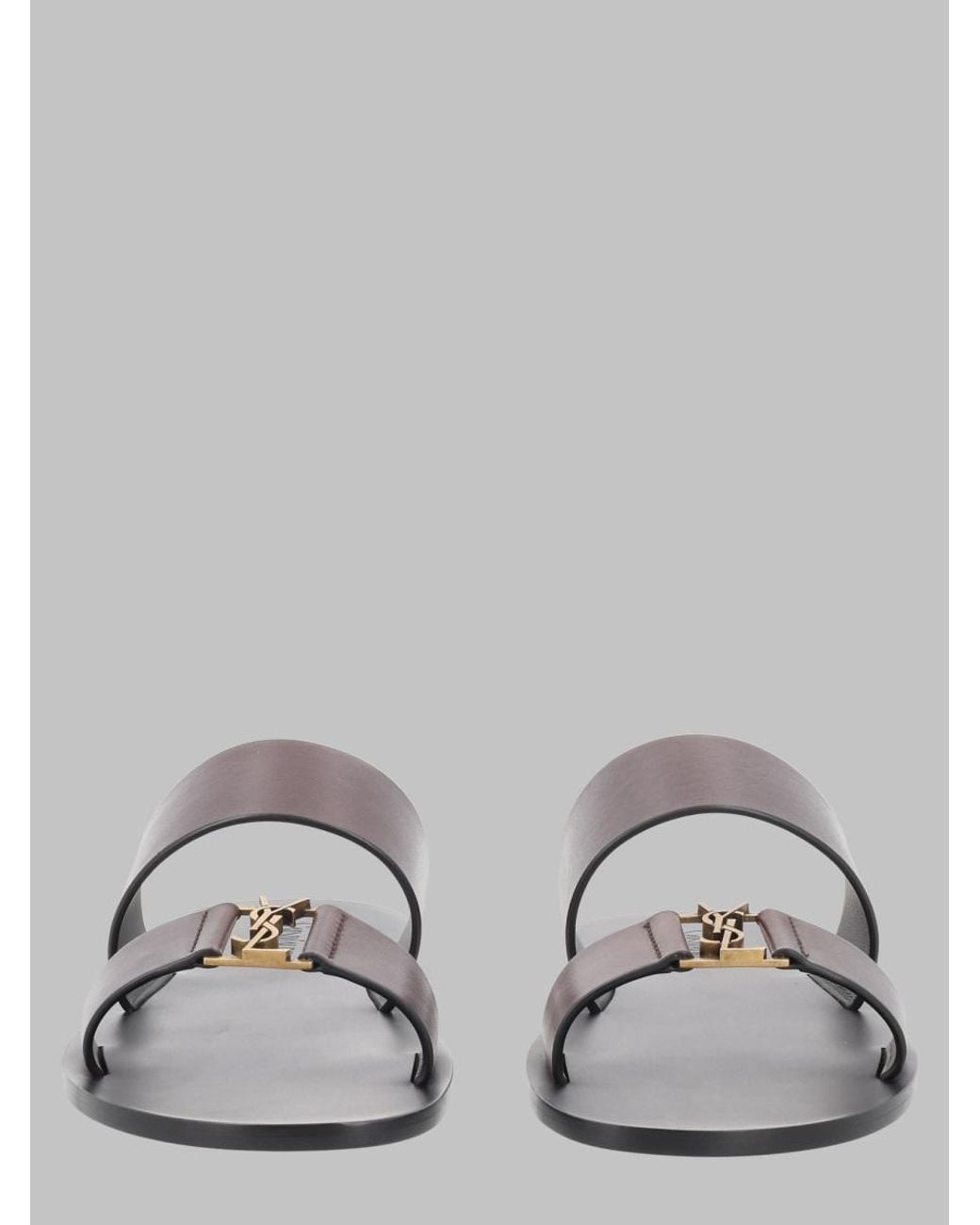 Saint Laurent Metallic Sandalo "Babylone" for men