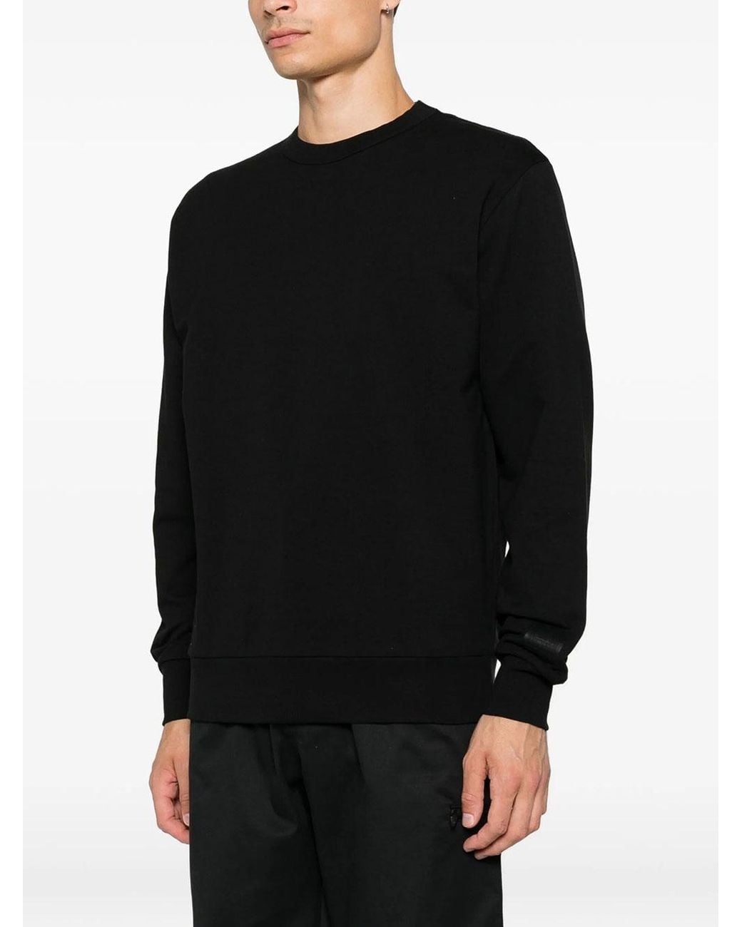 C P Company Black C.P.Company Felpa Girocollo for men