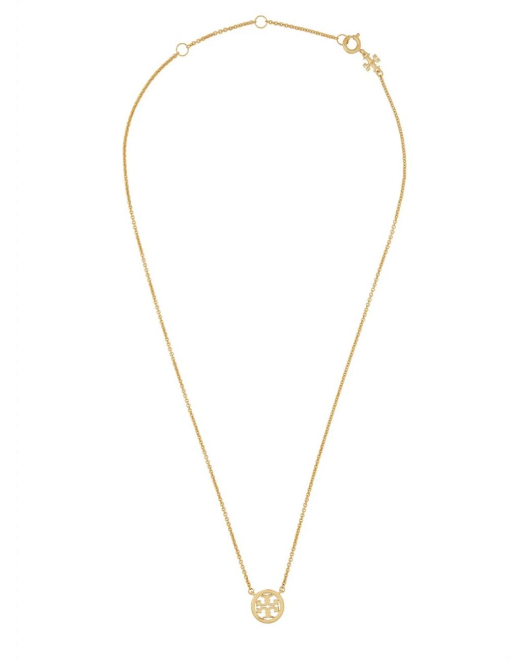 Tory Burch White Collana Miller Pavè