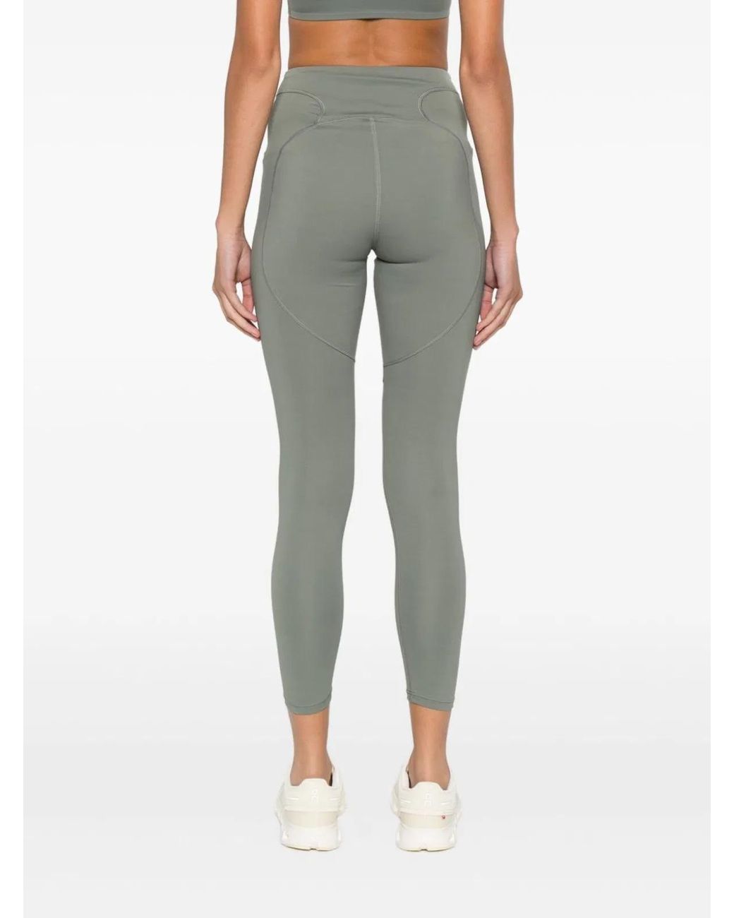 Adidas By Stella McCartney Gray Adidas By Stella Mccartney Logo Leggings