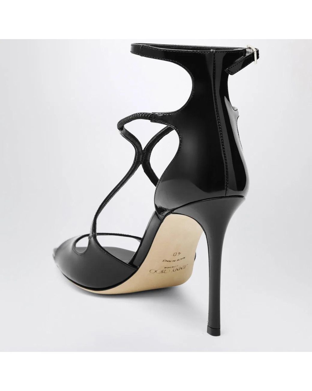 Jimmy Choo Black Azia Sandals