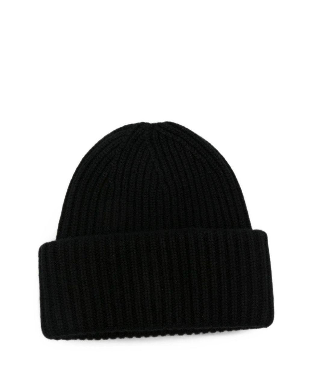 Soft Goat Black Wool Beanie
