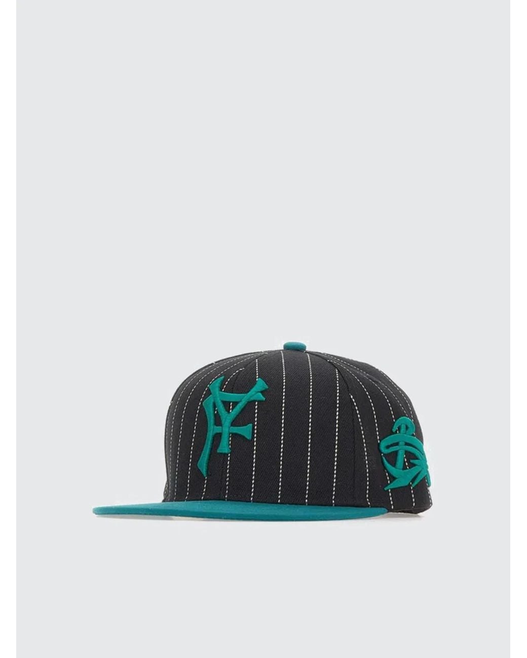 PDF Green Pinstripe Baseball Cap for men