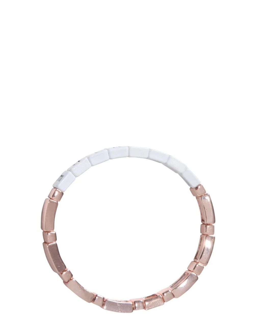 LABEL K Multicolor Elastic Bracelet With Block