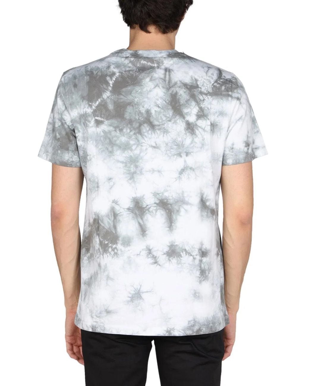 DISCLAIMER White Logo Print T-Shirt for men