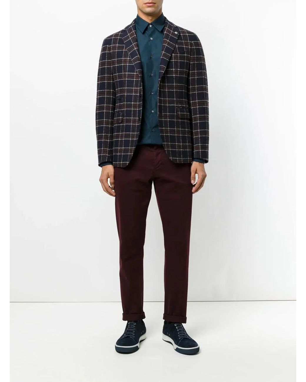 Aspesi Blue Cotton Shirt for men