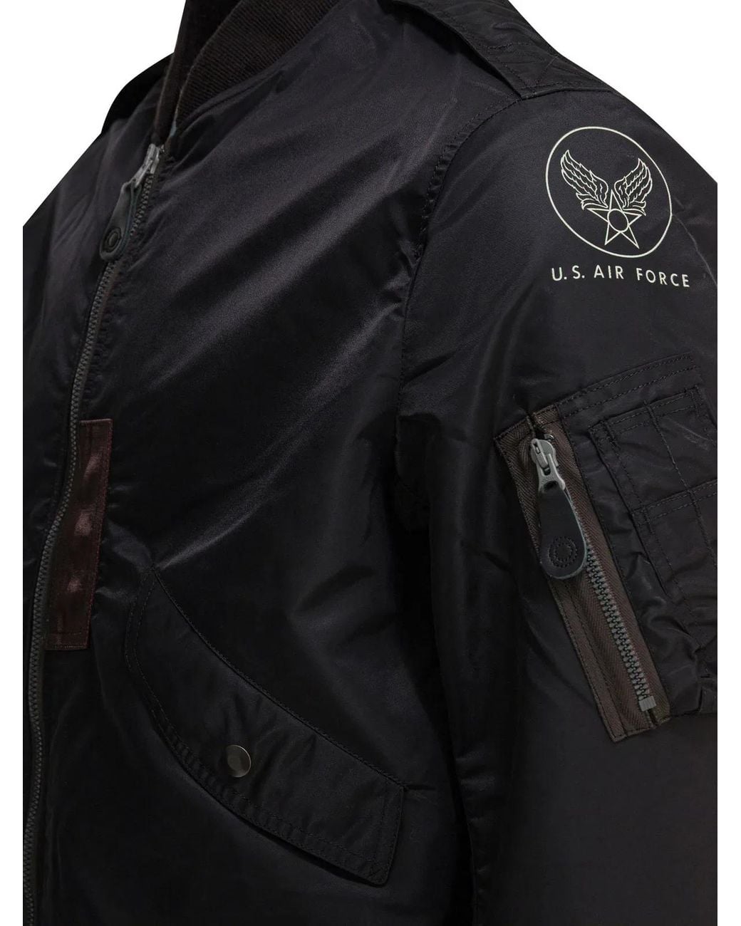Buzz Rickson's Black "Skyline" Bomber for men