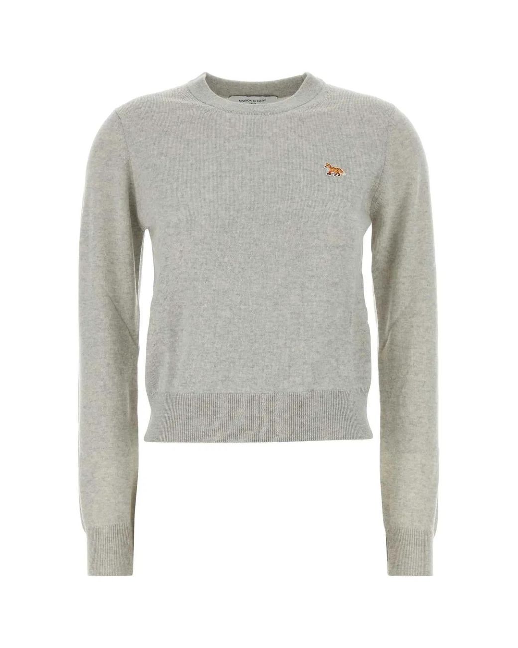 Maison Kitsuné Gray Maison Kitsuné Maglia Baby Fox