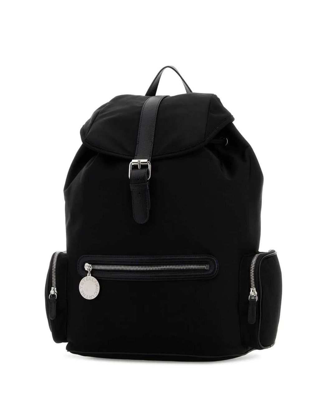 Stella McCartney Black Canvas Dartmoor Backpack