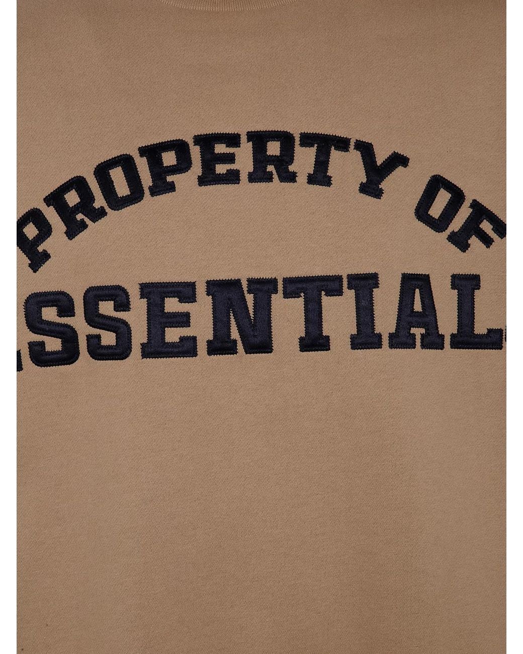 Fear Of God Brown "Property Lounge" Crewneck Sweatshirt for men