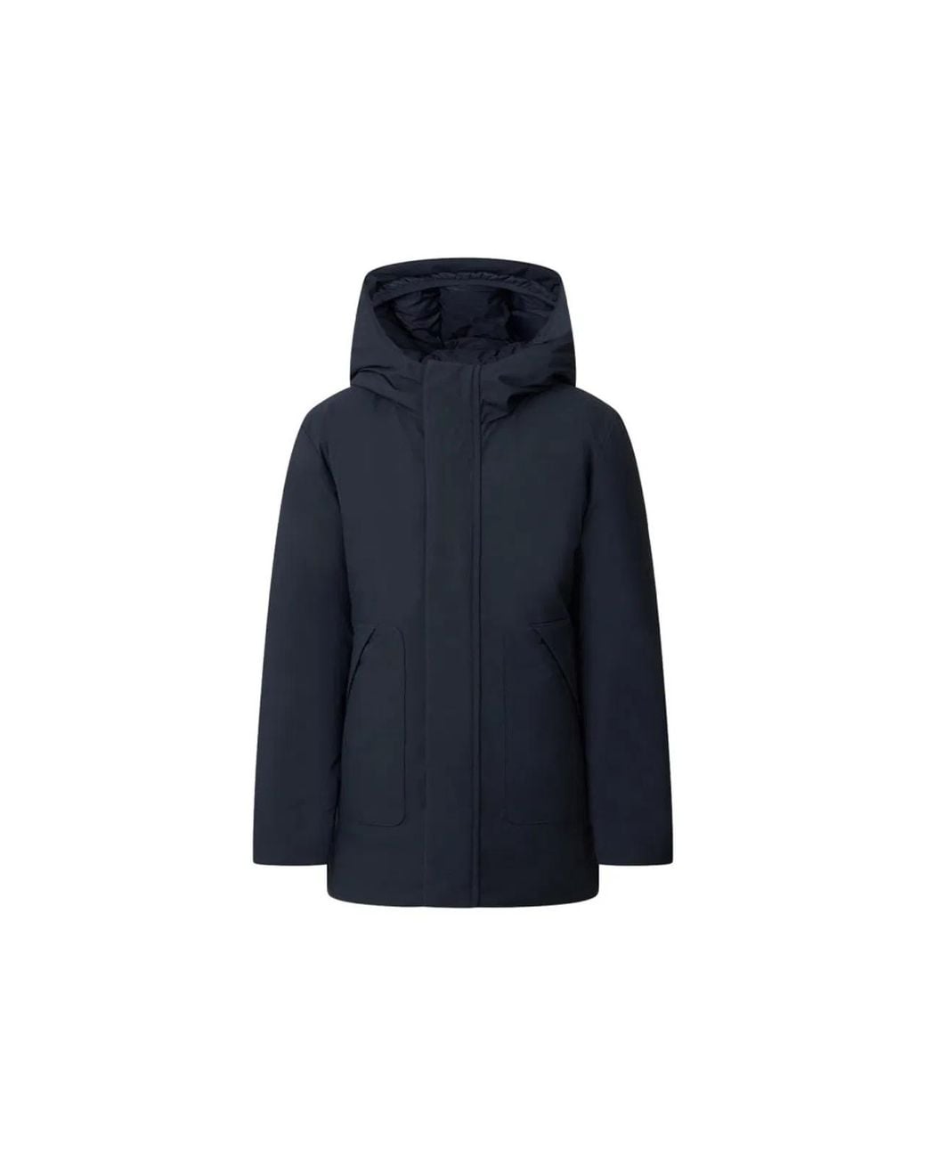 Save The Duck Blue Hooded Jacket