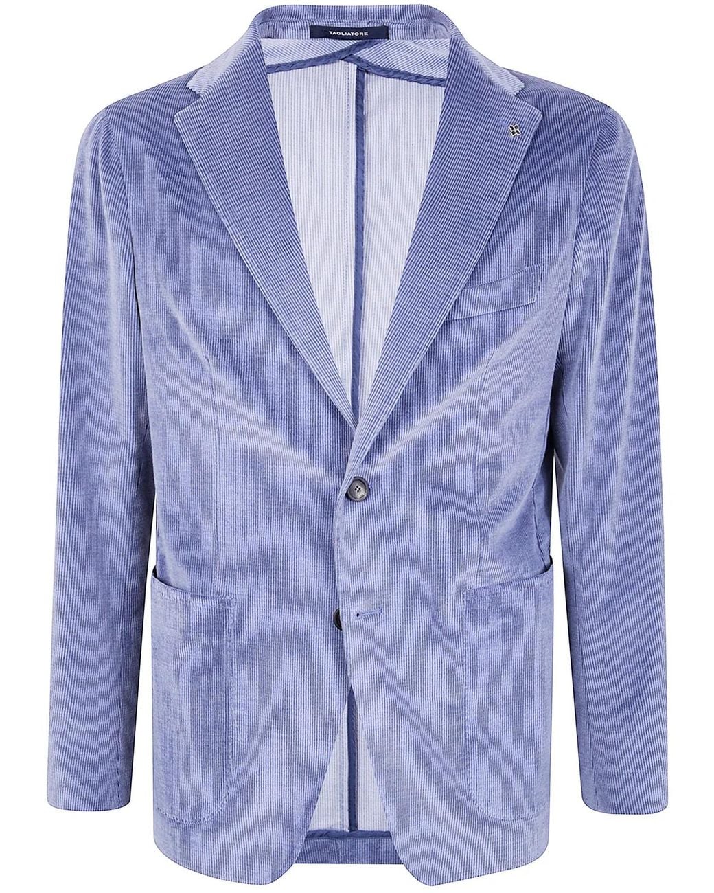 Tagliatore Blue Montecarlo Jacket for men