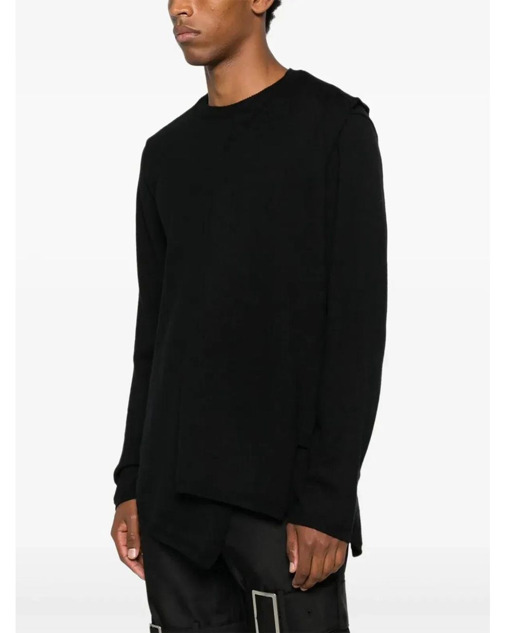 Comme des Garçons Black Comme Des Garçons Homme Plus Asymetrical Shirt for men