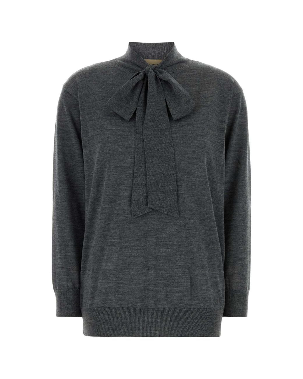 Valentino Garavani Black Oversize Wool Sweater