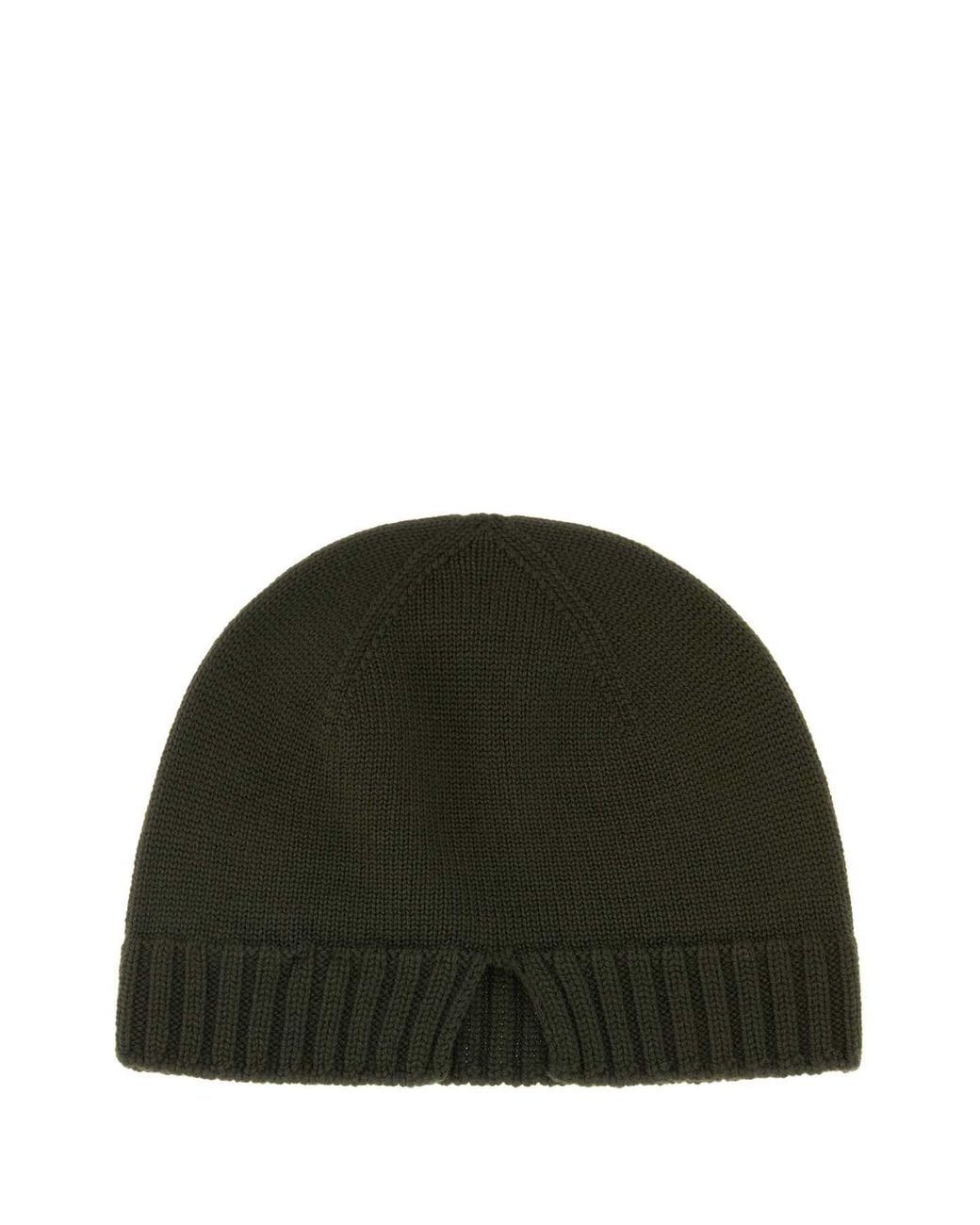 Bottega Veneta Green Wool Beanie Hat for men