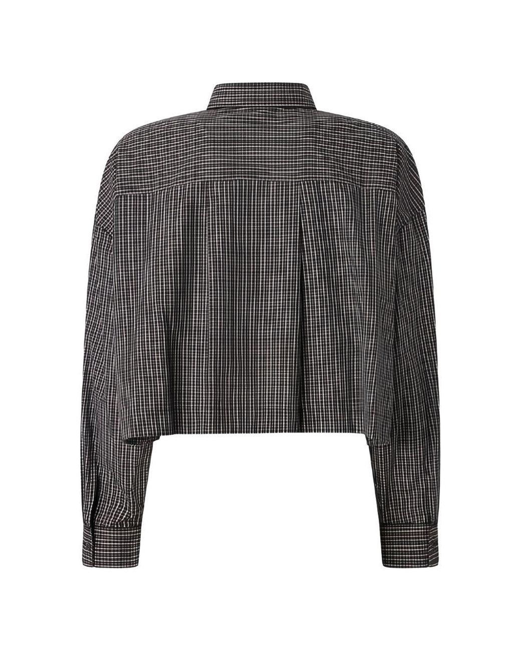 Pinko Gray Cotton Shirt