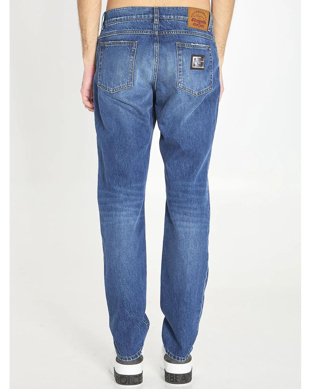 Dolce & Gabbana Blue Dolce&Gabbana Denim Pants for men