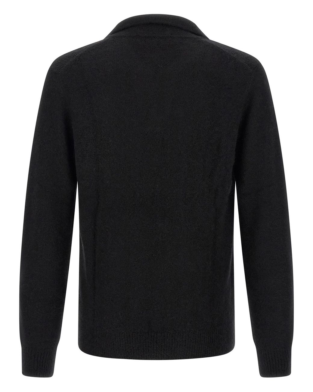 LARMERI STUDIO Black 'Cash' Polo Shirt for men