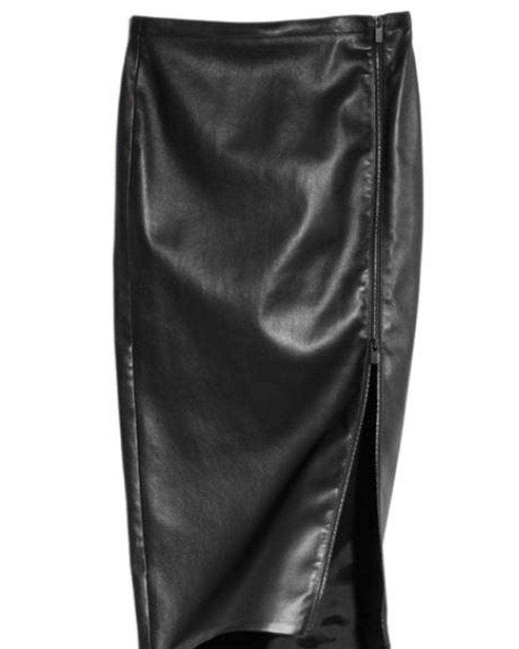 Gucci Black Leather Mini Skirt Studded