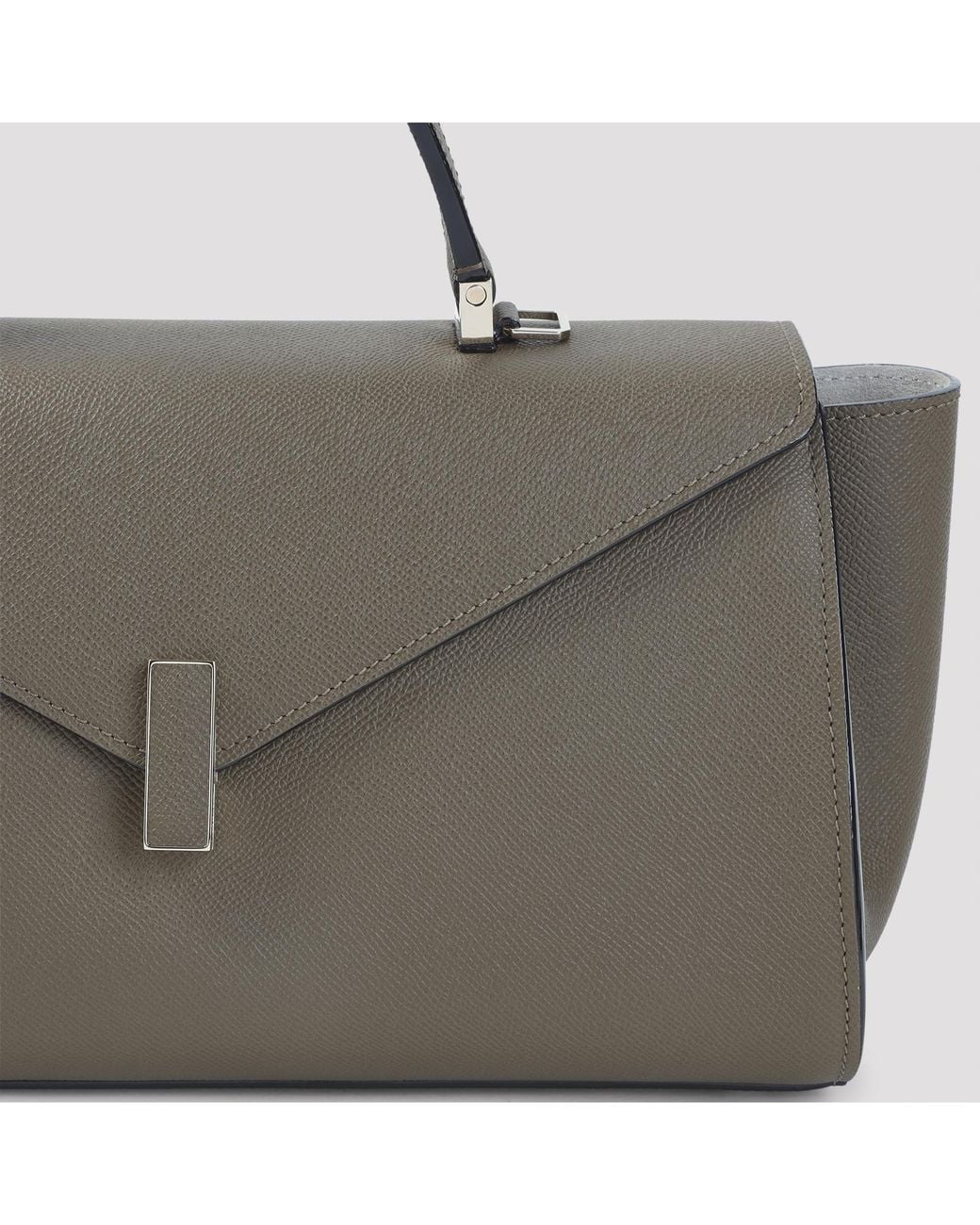 Valextra Gray "Iside" Editor Tote Bag