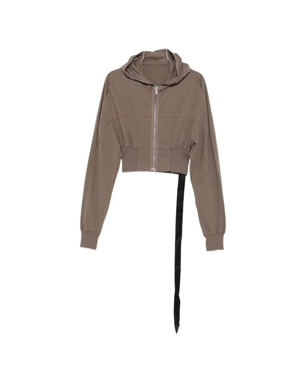 Rick Owens Natural Collage Gimp Hoodie