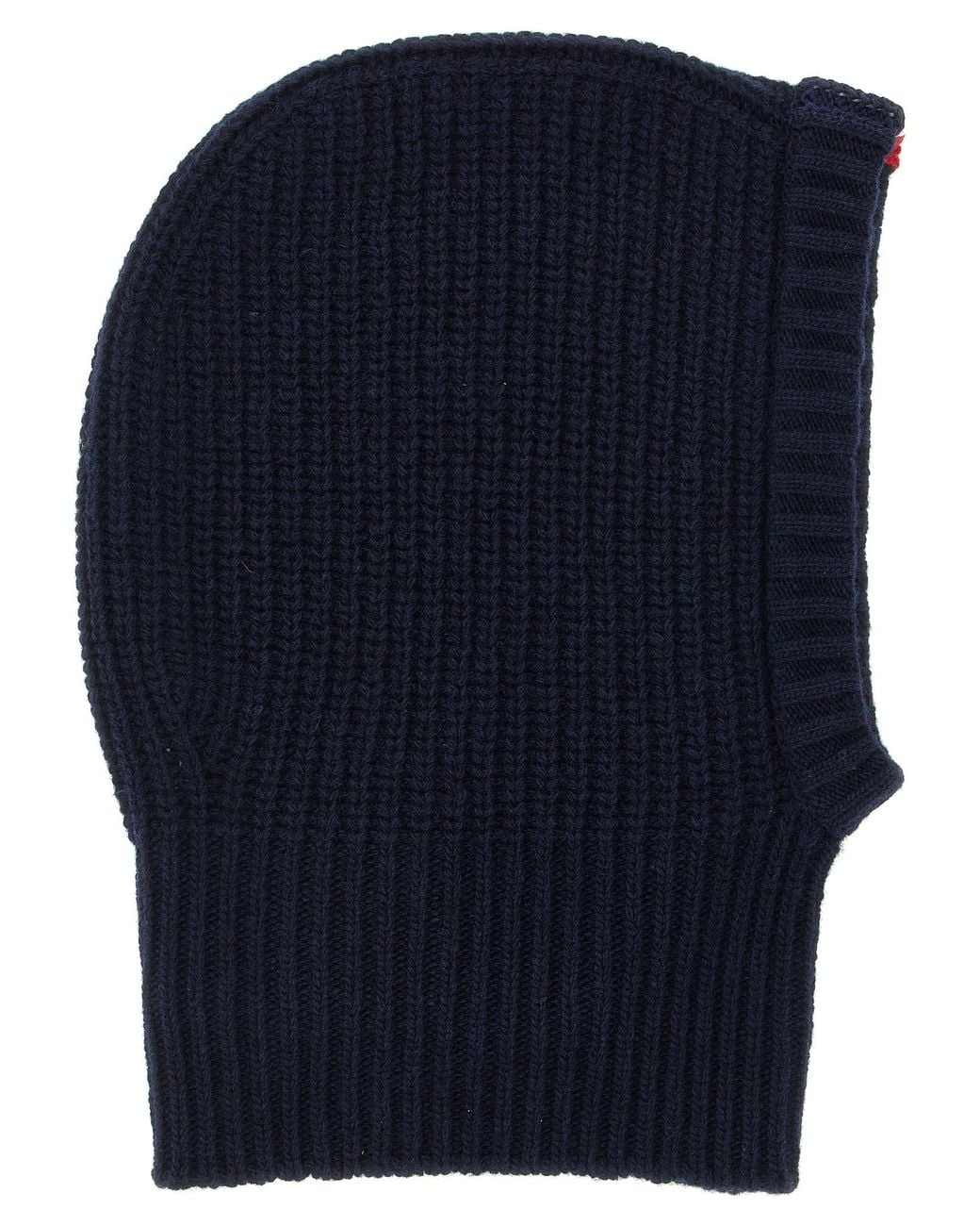 Moncler Blue Enfant Wool Balaclava With Logo