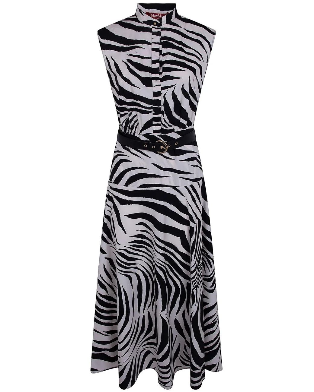 Max Mara White "West" Midi Dress