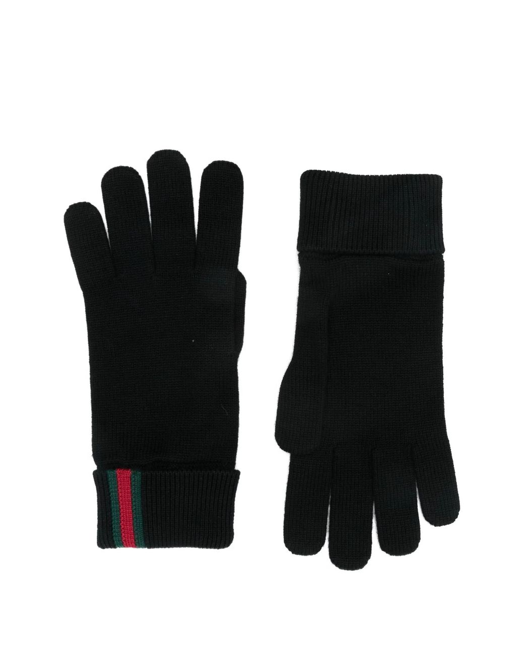 Gucci Black Wool Gloves for men