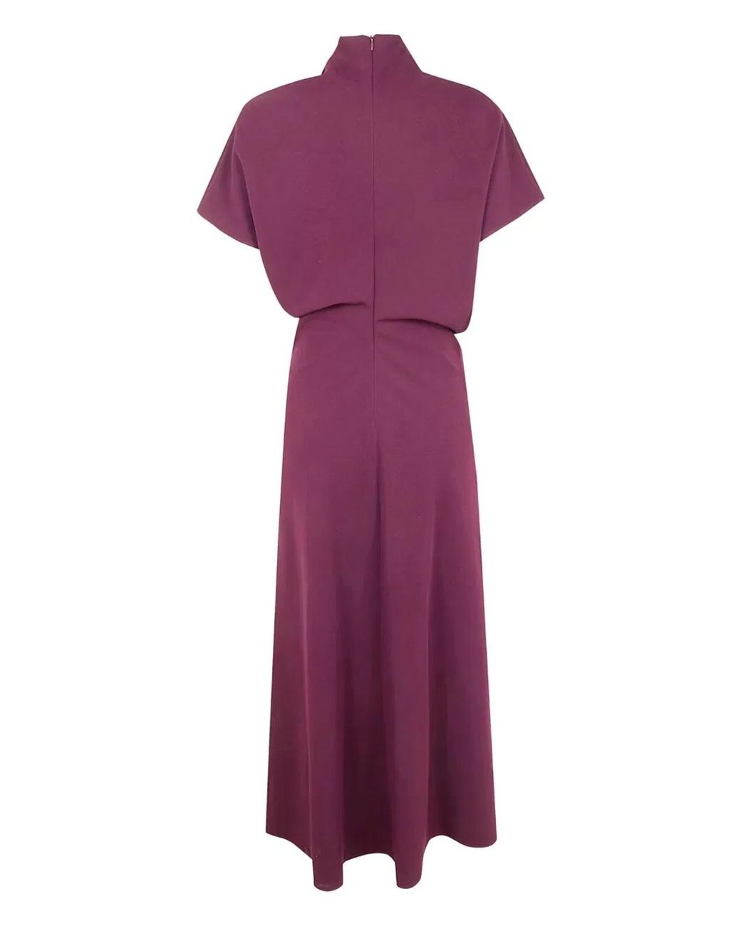 DR. HOPE Purple Bias Cut Dress