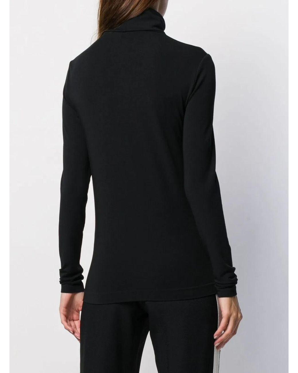 Wolford Black Aurora Turtleneck Sweater