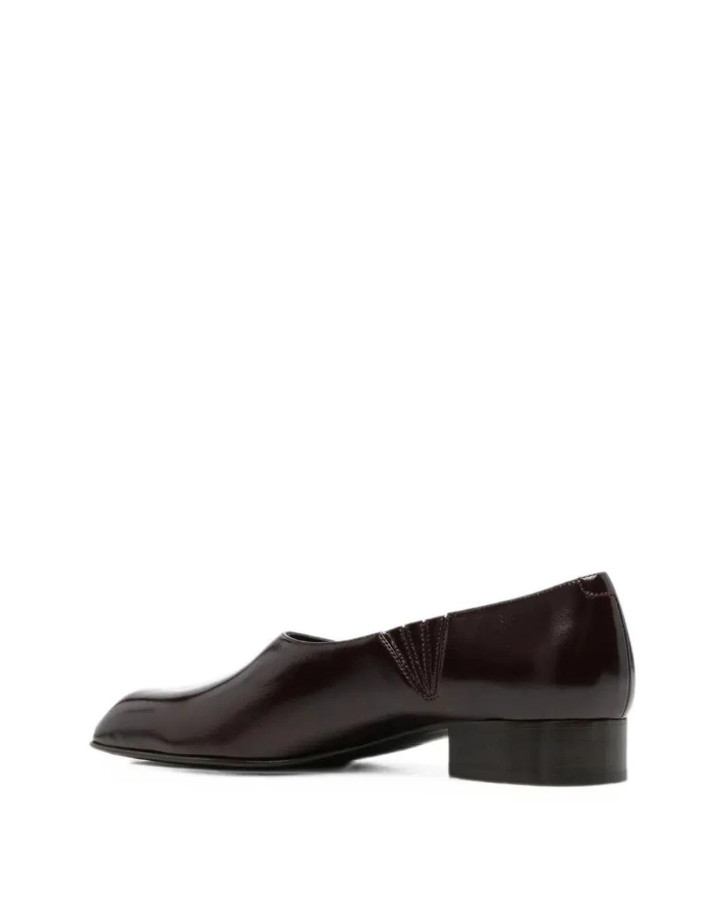 Khaite Brown "Colt" Slip On Loafer