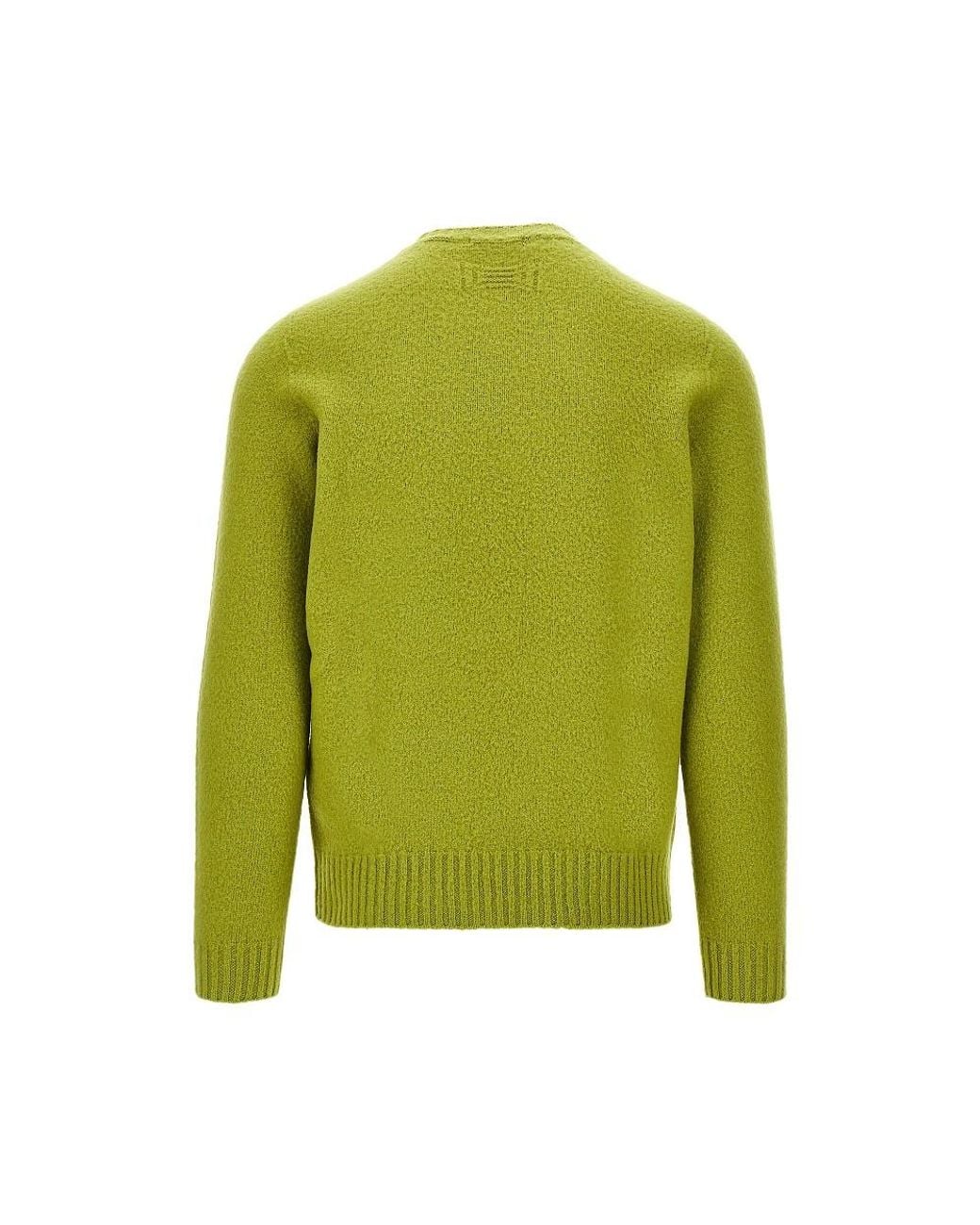 Drumohr Green Wool Knitted Sweater for men